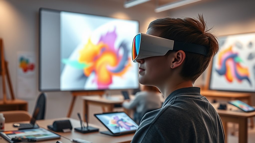 ai enhances virtual art education