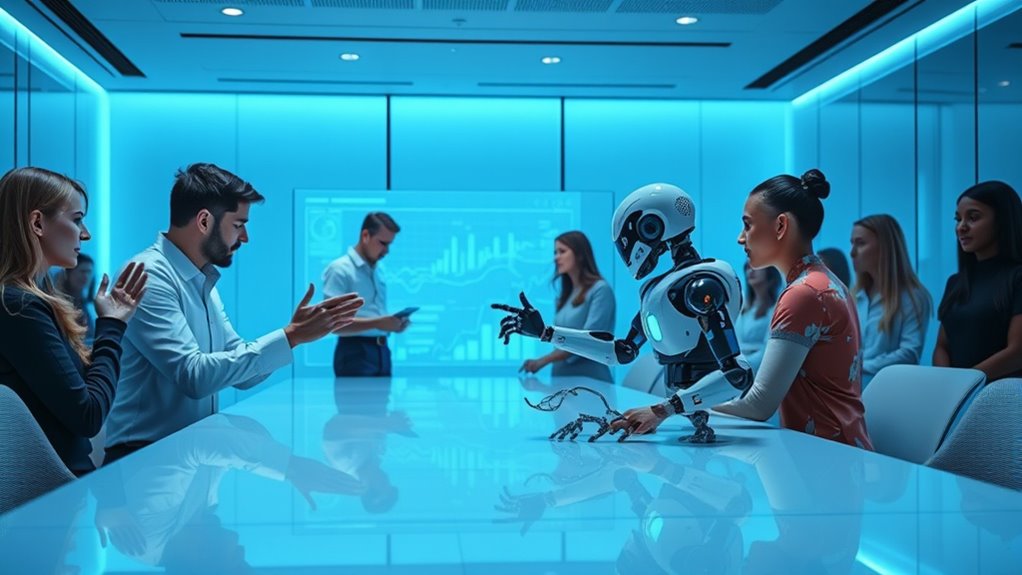 workers teaming with algorithms