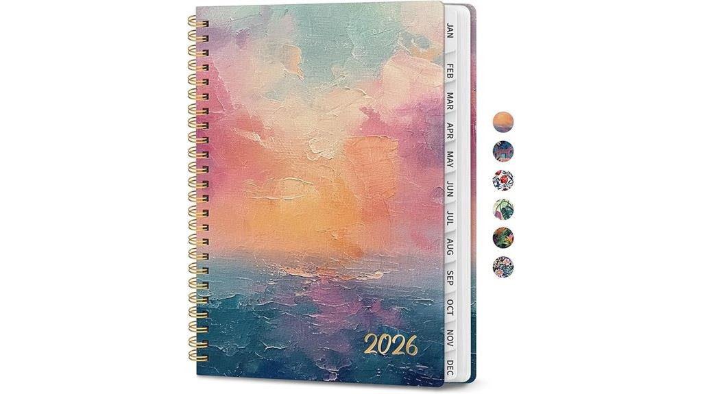 2026 monthly planner pocket
