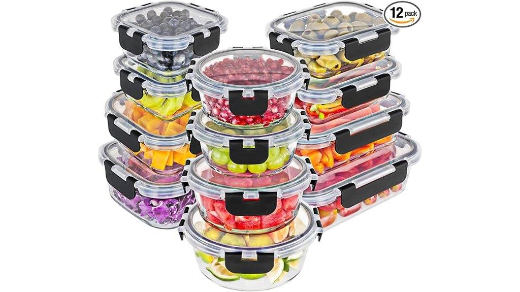 10 Best Glass Meal Prep Containers for Fresh, Convenient Food Storage 4 24 piece glass food storage