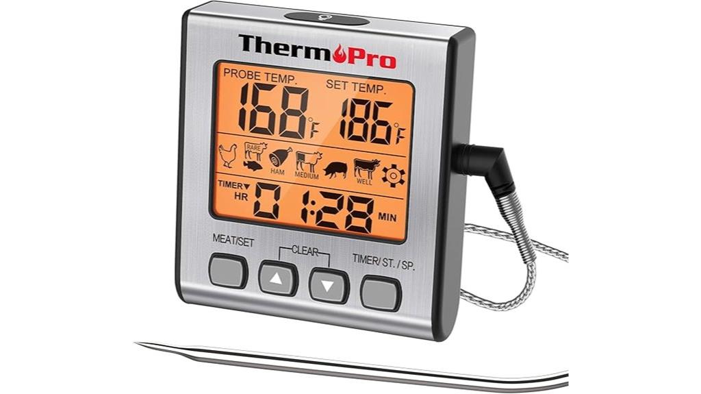 digital meat cooking thermometer