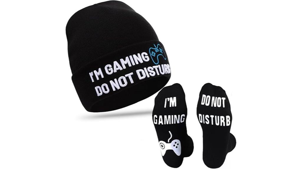 fun gaming sock beanie