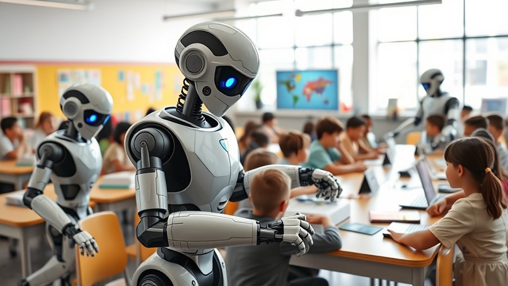 Robots in the Classroom: AI-Powered Educational Companions 5 interactive robots enhance critical skills