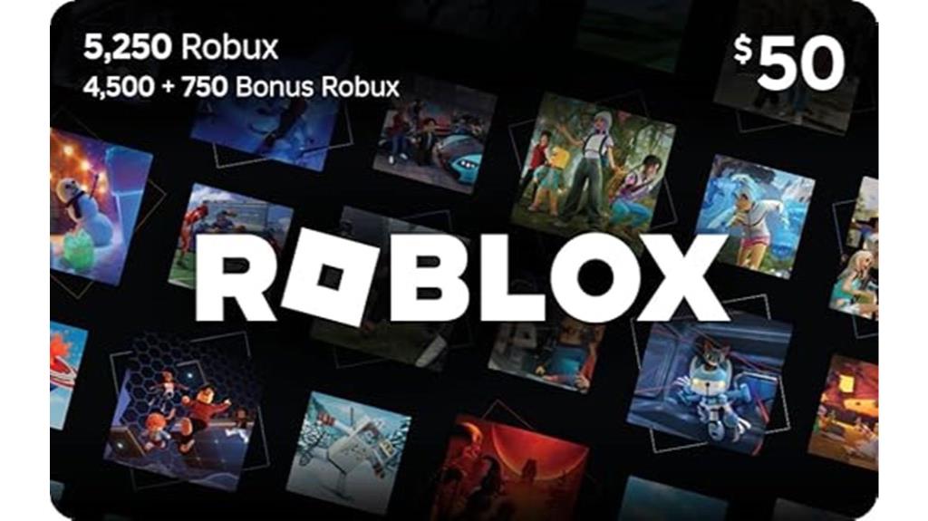robux gift card five thousand