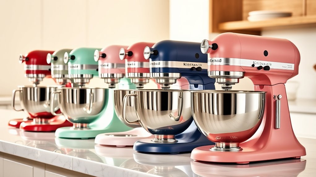 top 2025 mixer color choices