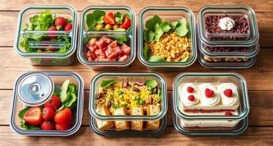 top glass food storage