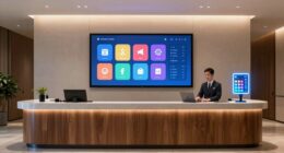 smart displays transforming front desks