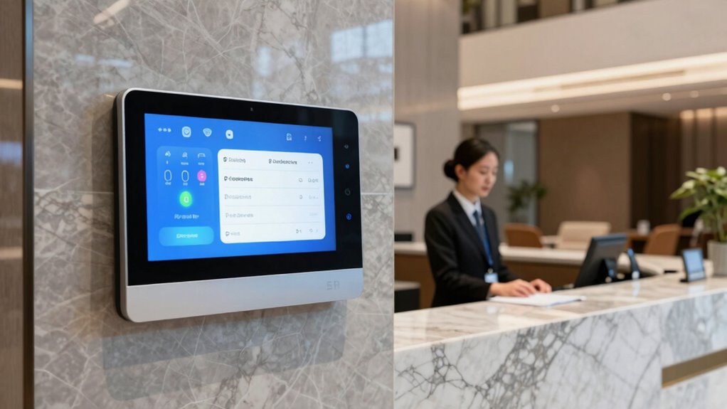 smart secure automated front desk