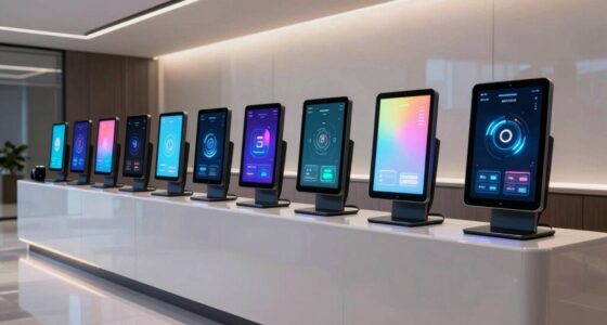 top ai front desk displays