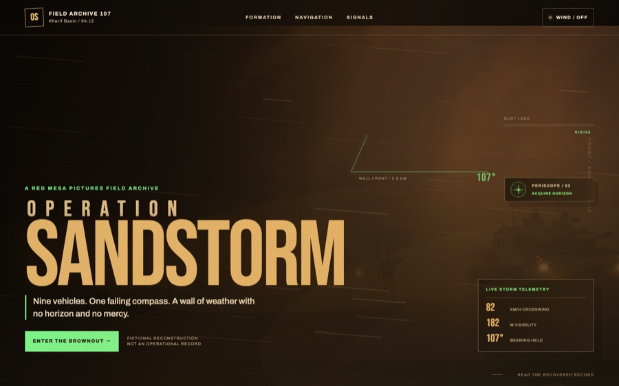 Operation Sandstorm — Field Archive 107 (FABLE/175)