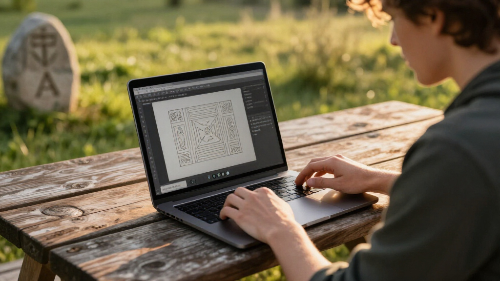 How AI Enhances SVG Carving Animation: A Deep Dive Into 'The Runestone Field'