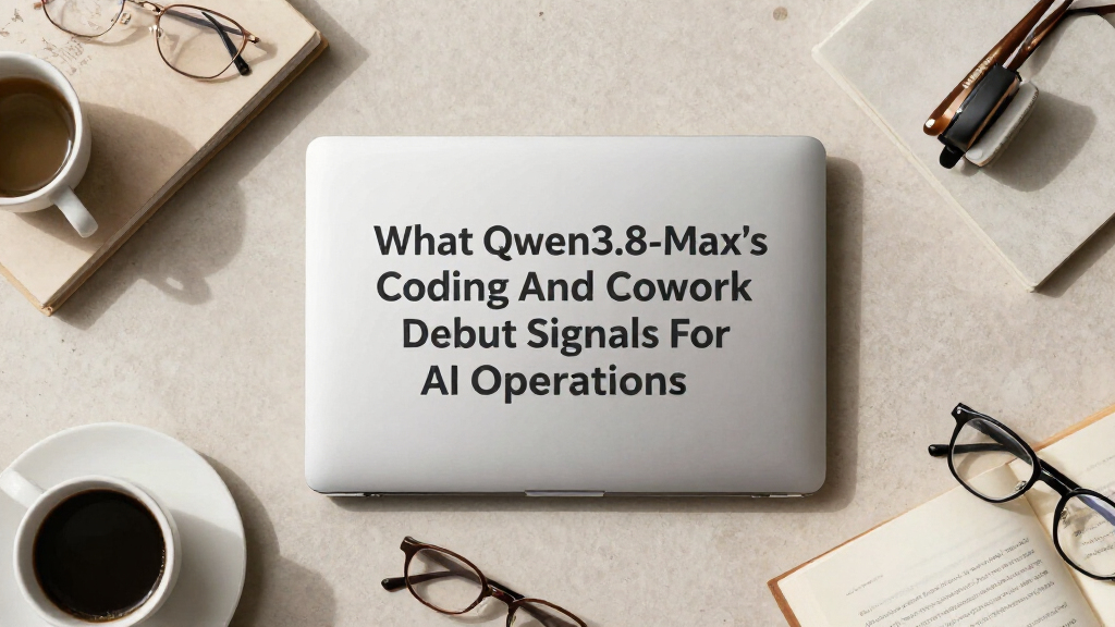 What Qwen3.8-Max’s Coding And Cowork Debut Signals For AI Operations